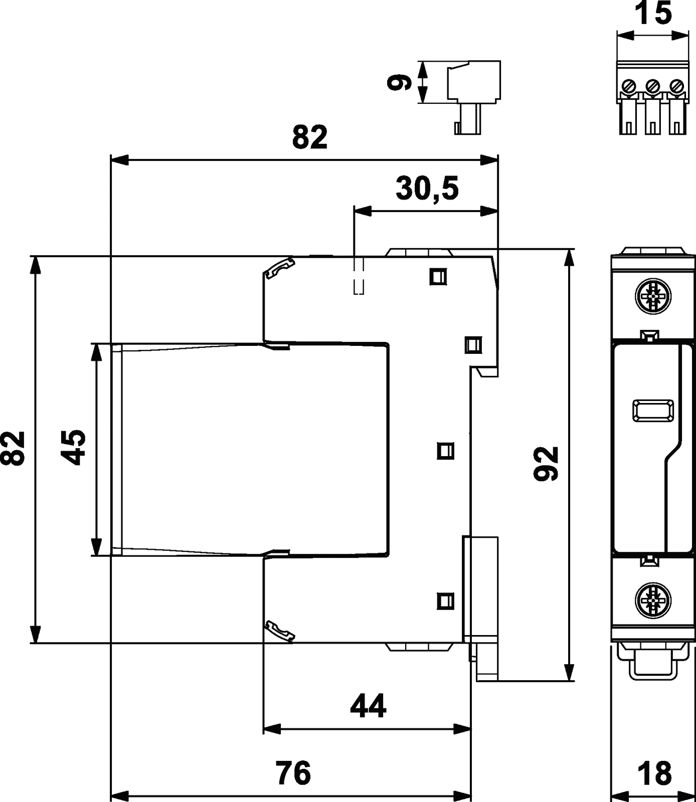 Abmessungen FLP-12,5-075-VH/1S