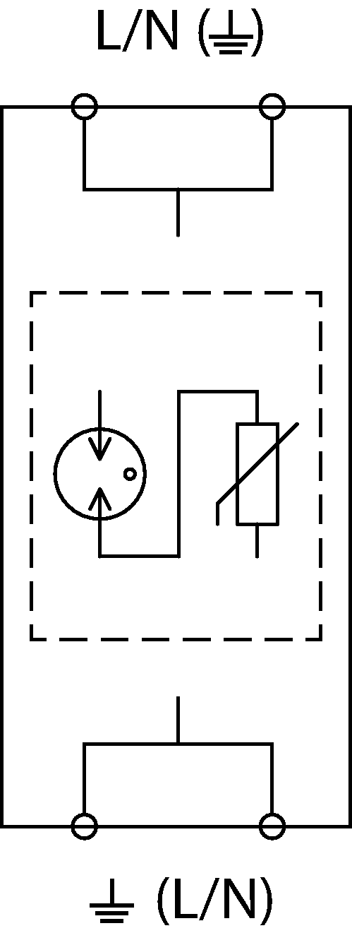 Prinzipschaltbild FLP-25-T1-V/1