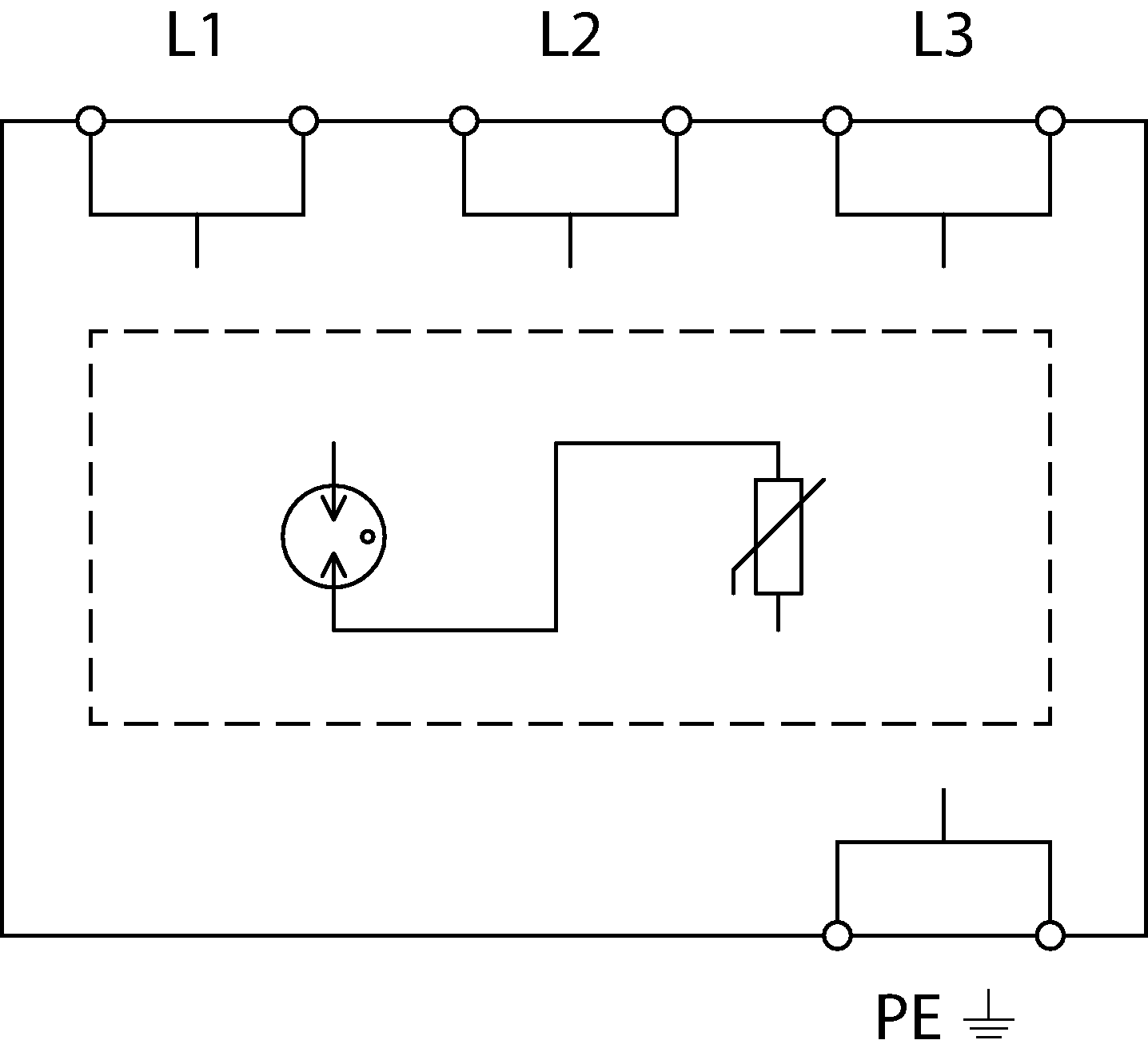 Prinzipschaltbild FLP-25-T1-V/3