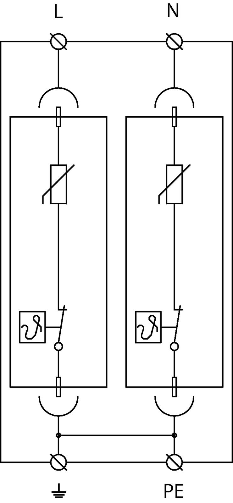 Prinzipschaltbild SLP-075 V/2