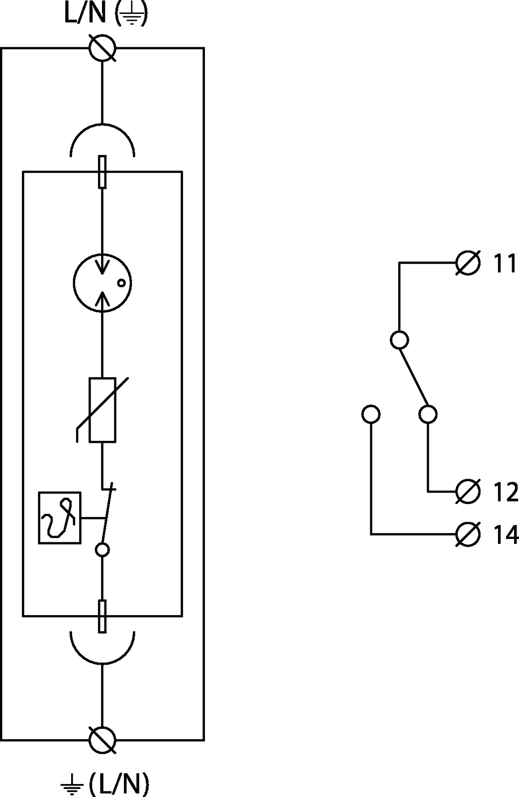 Prinzipschaltbild SLP-150-VB/1S