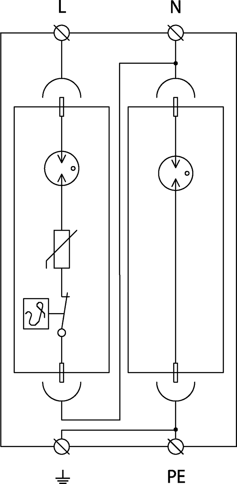 Prinzipschaltbild SLP-275-VB/1+1