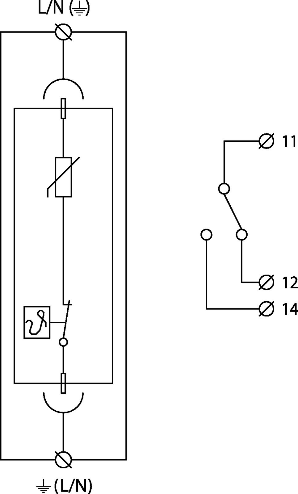 Prinzipschaltbild SLP-440 V/1 S